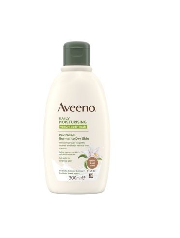 Aveeno bagnodoccia detergente vaniglia e avena 300 ml