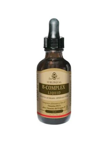 Solgar b-complex liquid - integratore di vitamina b - 56 ml Solgar b-complex liquid - integratore di vitamina b - 56 ml