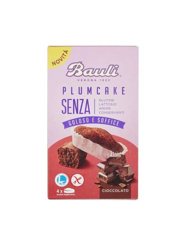 Bauli plumcake senza al cioccolato 4 pezzi