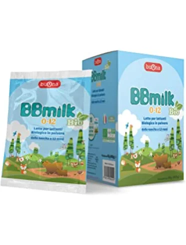 Bbmilk 0-12 bio polvere 2 buste da 400 g Bbmilk 0-12 bio polvere 2 buste da 400 g