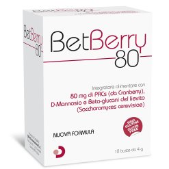 Betberry 80 Integratore Vie Urinarie 10 Bustine