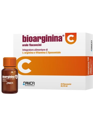 Bioarginina c orale integratore difese immunitarie 20 flaconi