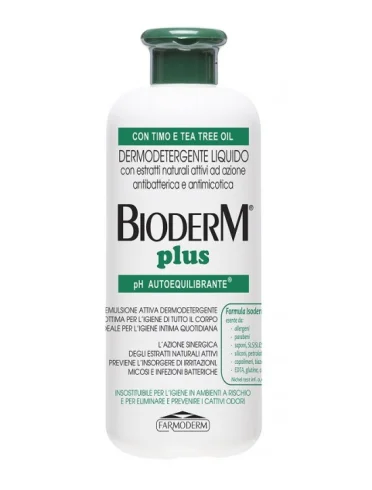 Bioderm plus antibatterico detergente corpo 500 ml Bioderm plus antibatterico detergente corpo 500 ml