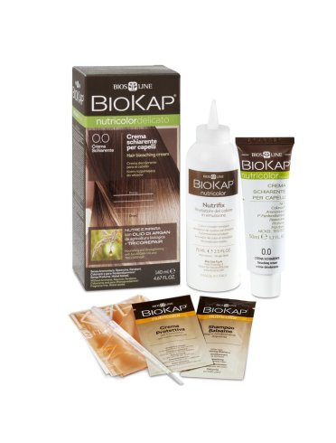 Biokap nutricolor - crema schiarente capelli colore 0.0 - 140 ml