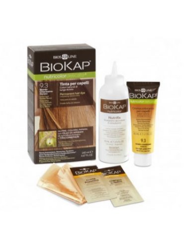 Biokap nutricolor delicato - tinta per capelli colore 9.3 biondo chiarissimo dorato - 140 ml