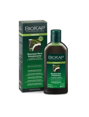Biokap bellezza - shampoo nero detossinante - 200 ml