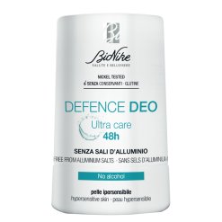 BioNike Defence Deo Ultra Care 48H - Deodorante Roll-On Senza Sali d'Alluminio - 50 ml
