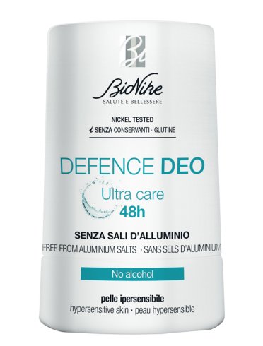 Bionike defence deo ultra care 48h - deodorante roll-on senza sali d'alluminio - 50 ml