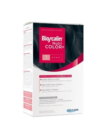 Bioscalin nutri color plus - tintura capelli colore nero n.1