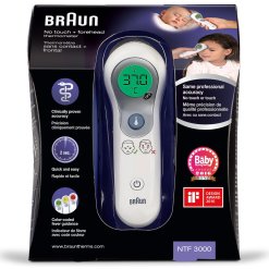 BRAUN TERMOMETRO 2 IN 1 NO-TOUCH+FRONTALE
