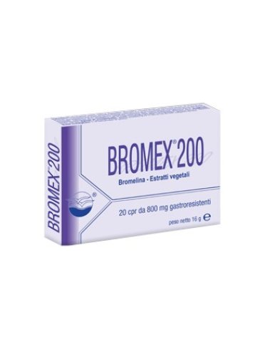 Bromex 200 20 compresse gastroresistenti 800 mg