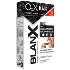 BlanX O3X Black Strisce Sbiancanti e Antimacchie 14 Pezzi