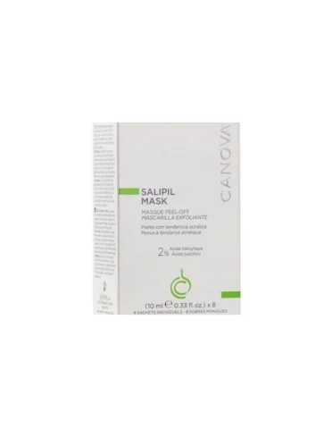 Canova salipil mask - machera viso antiacne purificante - 8 bustine x 10 ml Canova salipil mask - machera viso antiacne purificante - 8 bustine x 10 ml