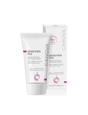 Canova sensiven p22 - crema viso lenitiva per pelle con rosacea e couperose - 50 ml
