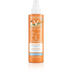 Vichy Capital Soleil - Spray Fluido Bambini con Protezione Molto Alta SPF 50+ - 200 ml