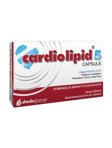 Cardiolipid 5 - integratore per il controllo del colesterolo - 30 capsule
