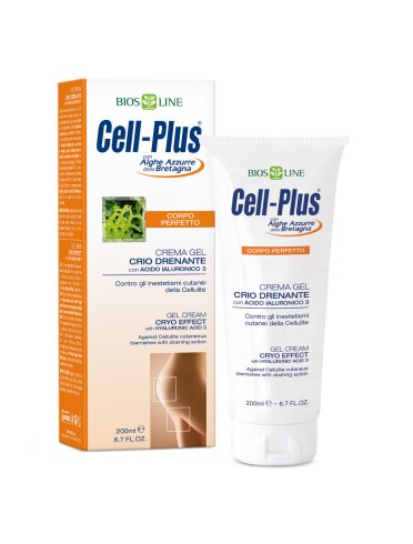 Cell-plus - crema gel corpo crio drenante tonificante - 200 ml