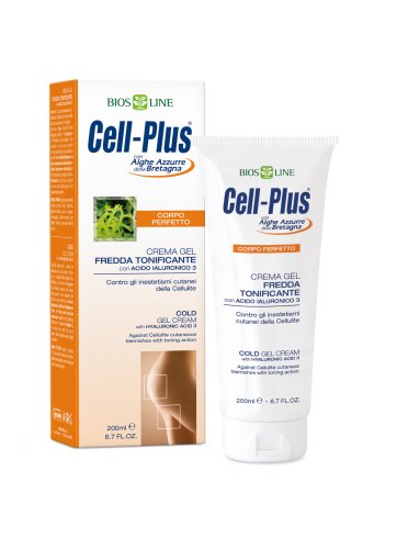 Cell-plus - crema gel corpo fredda tonificante - 200 ml