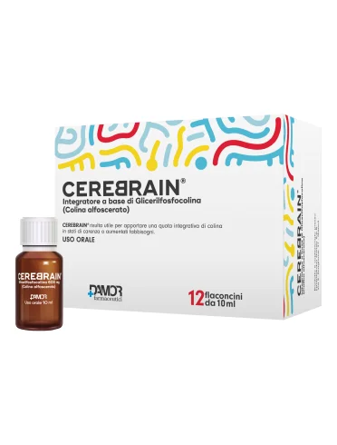 Cerebrain integratore funzione cognitiva 12 flaconi Cerebrain integratore funzione cognitiva 12 flaconi