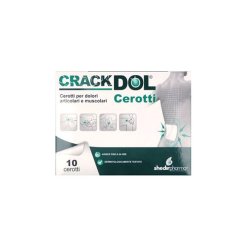Crackdol - Cerotti per Dolori Muscolari e Articolari - 10 Pezzi 