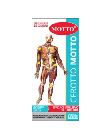 Cerotto motto 2 pezzi 5x15 cm