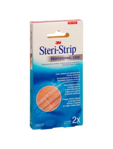 3m steri-strip skin cerotto per sutura striscia 6x75 mm 6 pezzi