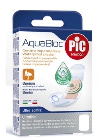 Cerotto pic aquabloc sterile 10x25 cm antibatterico 1 pezzo