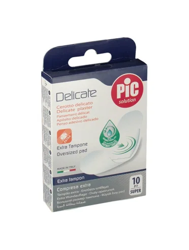 Cerotto pic delicate super antibatterico 40x86 mm 10 pezzi Cerotto pic delicate super antibatterico 40x86 mm 10 pezzi