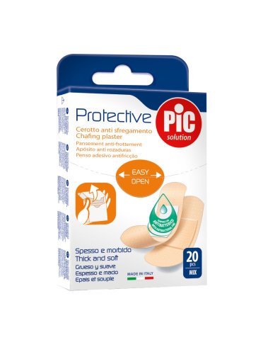 Cerotto pic protective mix antibatterico antisfregamento contampone 20 pezzi