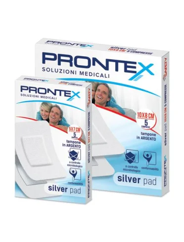 Cerotto prontex silver pad 10x8 Cerotto prontex silver pad 10x8
