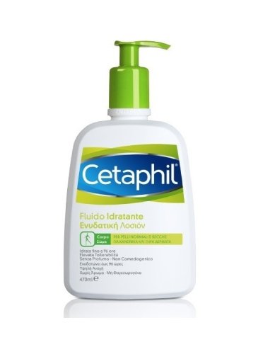 Cetaphil - fluido idratante corpo e viso per pelle secca e sensibile - 470 ml