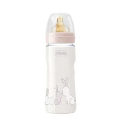 CHICCO BIBERON ORIGINAL 330ML TOUCH REGULAR GIRL CON TETTARELLA IN CAUCCIU'