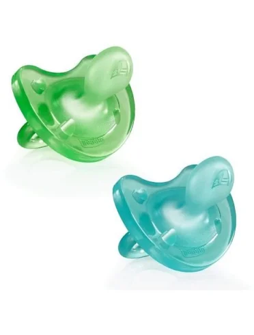 Chicco physioforma gommotto in silicone bambino 6-16m 2 pezzi Chicco physioforma gommotto in silicone bambino 6-16m 2 pezzi