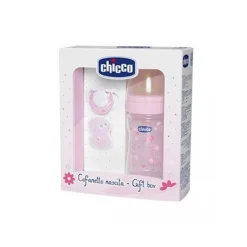 CHICCO SET REGALO BENESSERE GIRL SILICONE