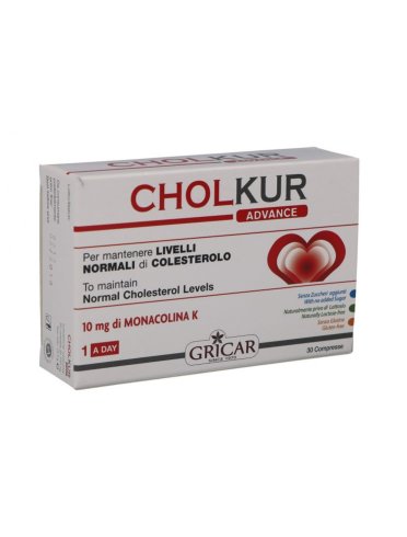 Cholkur advance 30 compresse 16,5 g