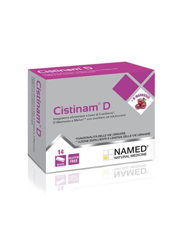 Named cistinam d - integratore per la funzionalità delle vie urinarie - 14 bustine