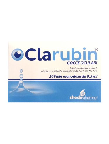 Clarubin - collirio idratante monodose - 20 fiale