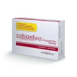 Cobaxil B12 5000mcg Integratore Vitamina B12 5 Compresse