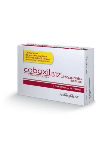 Cobaxil b12 5000mcg integratore vitamina b12 5 compresse