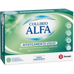 Alfa - Collirio Lenitivo per Occhi Affaticati - 10 Flaconcini