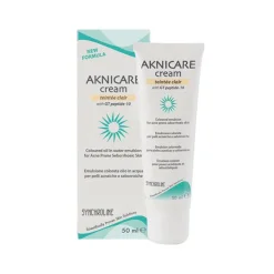 CREMA TRATTANTE COLORATA PER PELLE ACNEICA AKNICARE CREAM TEINTEE CLAIR TUBETTO 50 ML