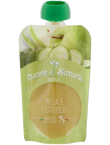 Cuore di natura pouch mela cetriolo 100 g Cuore di natura pouch mela cetriolo 100 g
