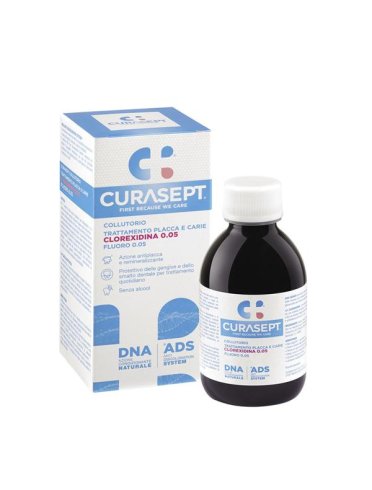 Curasept ads + dna - collutorio con clorexidina 0.05 - 200 ml
