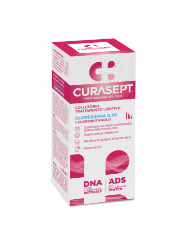 Curasept ads + dna - colluttorio trattamento lenitivo con clorexidina 0.20 - 200 ml