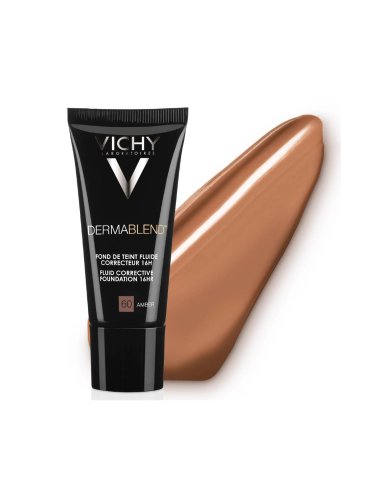 Vichy dermablend fondotinta correttore fluido - colore n.60 amber- 30 ml