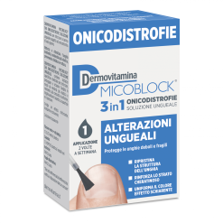 Dermovitamina Micoblock 3 in 1 - Smalto per Trattamento di Onicodistrofie - 7 ml