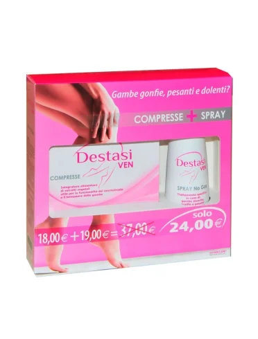 Destasi ven double pack spray + compresse Destasi ven double pack spray + compresse