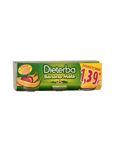 Dieterba omogeneizzato banana 3 x 80 g Dieterba omogeneizzato banana 3 x 80 g