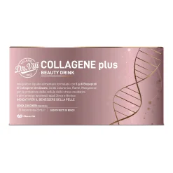 Dr. Viti Collagene Beauty Drink Plus - Integratore per il Benessere della Pelle - 10 Flaconi x 25 ml