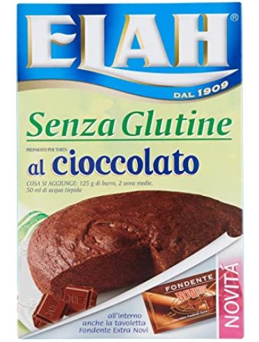 Elah preparato per torta al cioccolato senza glutine